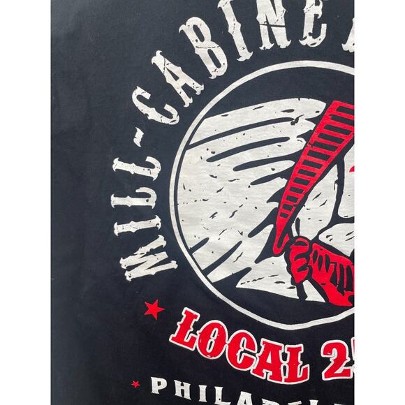 MILL-CABINET JOINERS Local 252 Philadelphia Men's Medium Pre-Shrunk T-shirt - Picture 10 of 10